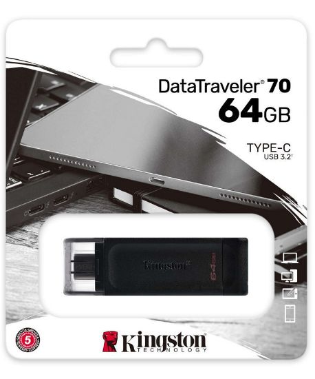 Immagine di PENNA USB TYPE-C 64GB 1pz PENDRIVE 3.2 DT70/64GB