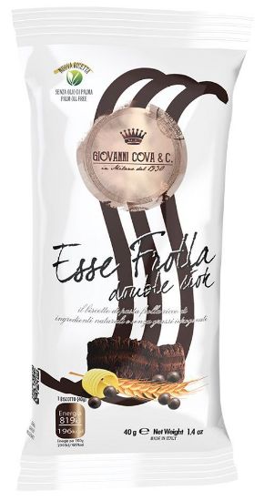 Picture of BISCOTTI GIOVANNI COVA & C. ESSE FROLLA 40gr 30pz - CIOCCOLATO