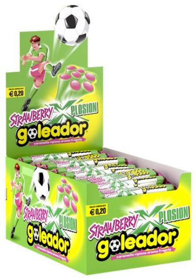 Immagine di PERFETTI GOLEADOR STRAWBERRY XPLOSION 150pz