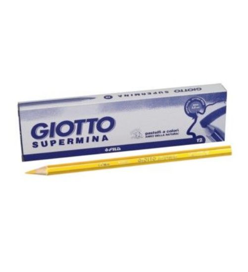 Immagine di PASTELLI GIOTTO S/MINA -49- GIALLO SCURO FILA 1x12pz - F237004