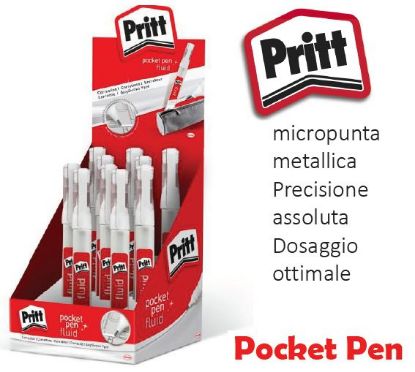 Immagine di CORRETTORE PENNA 8ml 10pz - PRITT