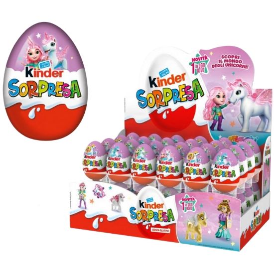 Picture of KINDER OVETTO SORPRESA UNICORNS & FRIENDS 1x 48pz FERRERO