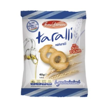 Immagine di SALATI FORNO DAMIANI TARALLI 50x40gr -  NATURALI - aperitivo