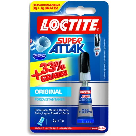 Immagine di COLLA SUPER ATTAK 3+1 4gr ORIGINAL 1pz