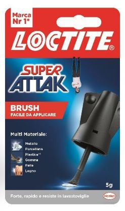 Immagine di COLLA SUPER ATTAK 5gr 1pz EASY BRUSH - LOCTITE