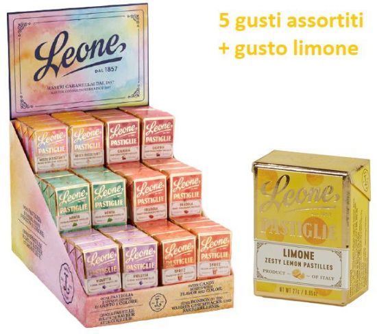Immagine di LEONE PASTIGLIE EXPO ALTOROTANTI 27g 36pz CON LIMONE