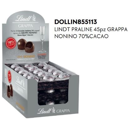 Immagine di LINDT PRALINE 45pz GRAPPA NONINO 70%CACAO - PR2025