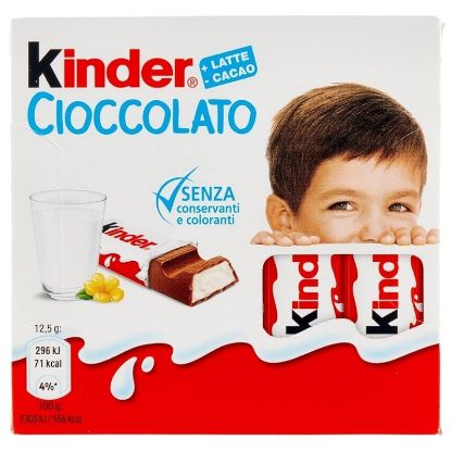 Picture of FERRERO KINDER BARRETTA CIOCCOLATO 1000gr T4x 20pz