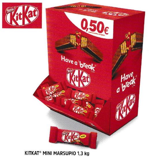 Picture of NESTLE KIT KAT MINI MARSUPIO 1,3Kg - 77pz CA