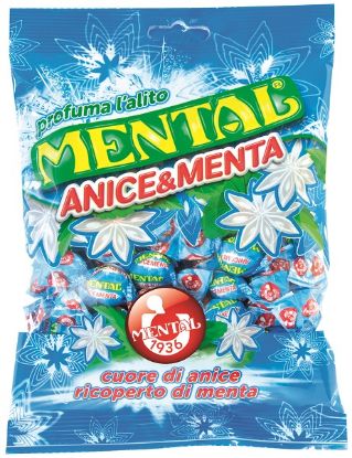 Immagine di MENTAL CARAMELLE BUSTA 150gr ANICEMENTA