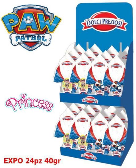 Immagine di OVETTO CIUFFO PREZIOSI 24pz 40gr PAW PATROL / PRINCESS - PASQUA
