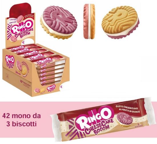 Picture of BISCOTTI RINGO PAVESI CHEESECAKE 42pz