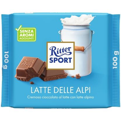 Picture of RITTER TAVOLETTE 12pz 100gr LATTE DELLE ALPI 30% - EX