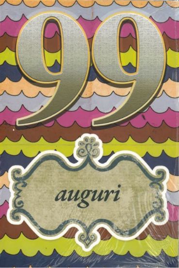 Immagine di BIGLIETTI AUGURI ANNI 99 - 10pz - N.99