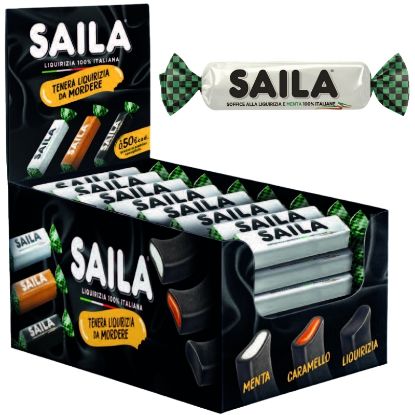 Immagine di SAILA SOFT LIQUIRIZIA MENTA 100pz 19gr MONOPEZZO
