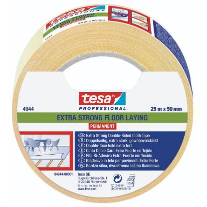 Immagine di SCOTCH BIADESIVO 50x25mt TELATO 1pz TESA PROFESSIONAL