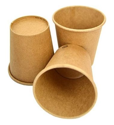 Immagine di BICCHIERI BEVANDE CALDE 100ml 100pz x CAFFE - ASPORTO (coperchio CANSDG3OZ-1/2)
