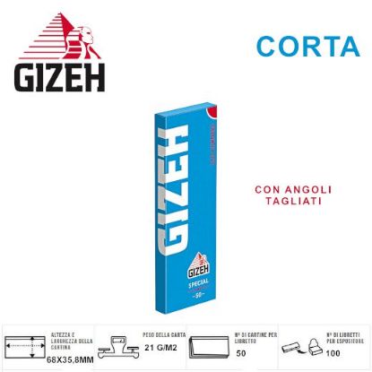 Immagine di CARTINE GIZEH CORTA SPECIAL 100pz (Acc. 18)-PROV-A00068002