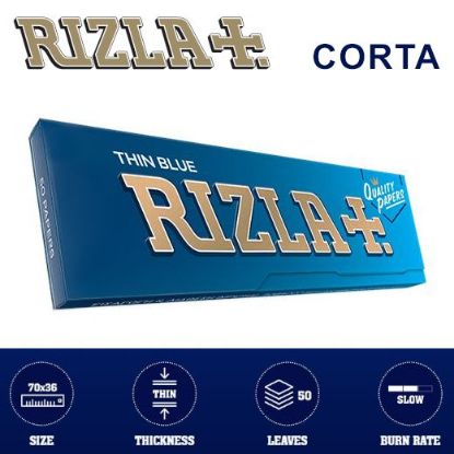 Immagine di CARTINE RIZLA CORTA BLU 100pz (Acc. 18)-A00004002