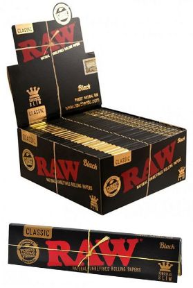 Immagine di CARTINE RAW KS SLIM BLACK 50pz (Acc.5,76)- PROV-A02833001