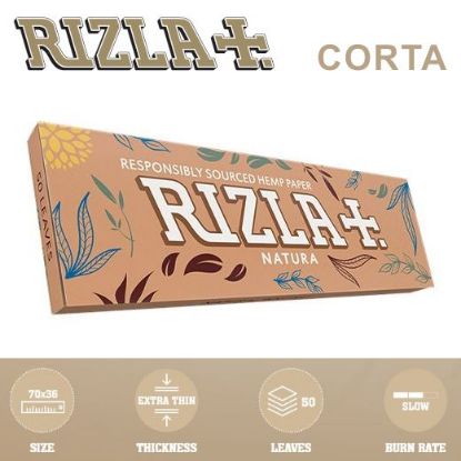 Immagine di CARTINE RIZLA CORTA NATURA 50pz (Acc. 9)-A00009002