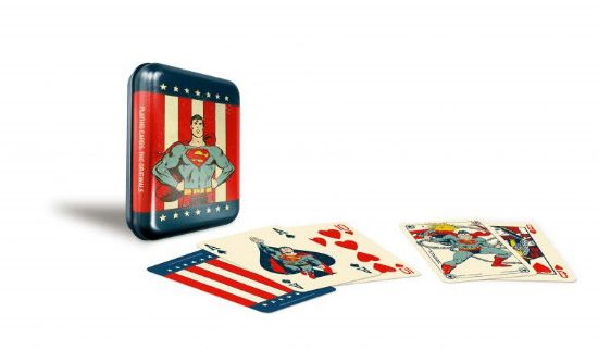 Immagine di CARTE DA POKER CARTAMUNDI 1pz WARNER SUPERHERO TINS SUPERMAN