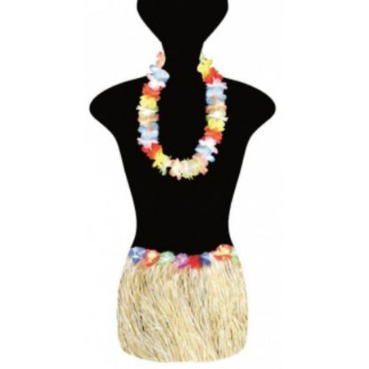 Immagine di COLLANA HAWAII STOFFA MULTICOLORE