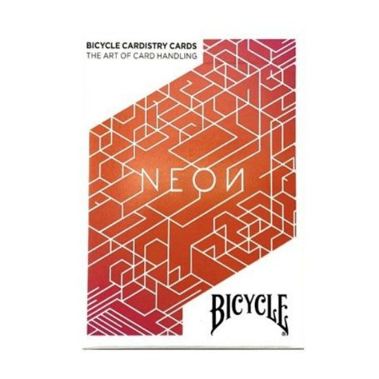 Immagine di CARTE DA POKER BICYCLE 1pz NEON CARDISTRY ORANGE BUMP