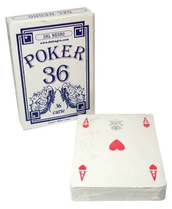 Immagine di CARTE DA POKER 36 BLU DAL NEGRO 1pz