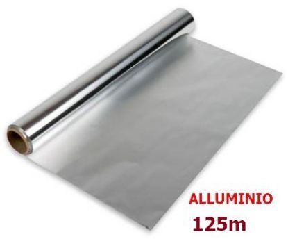 Immagine di ROTOLI ALLUMINIO 125mt 33cm 1pz USO ALIMENTARE - 7072