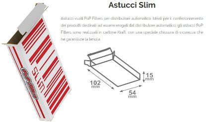 Immagine di ASTUCCI VUOTI DISTRIBUTORE 250pz SLIM 10,2-5,4-H1,5cm  POP