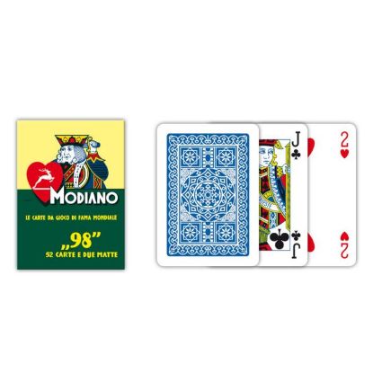 Immagine di CARTE DA POKER 98 BLU MODIANO 1pz