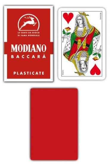 Picture of CARTE DA GIOCO BACCARA ROSSO F/N 1pz MODIANO