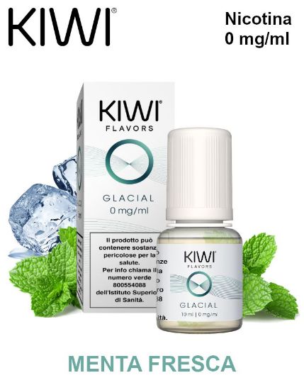 Immagine di KIWI E-LIQUID GLACIAL 10ml 0mg/ml - PL0011727