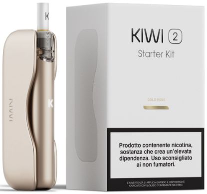 Immagine di KIWI 2 STARTER KIT GOLD ROSE - KIWI VAPOR (pvp.89,00)