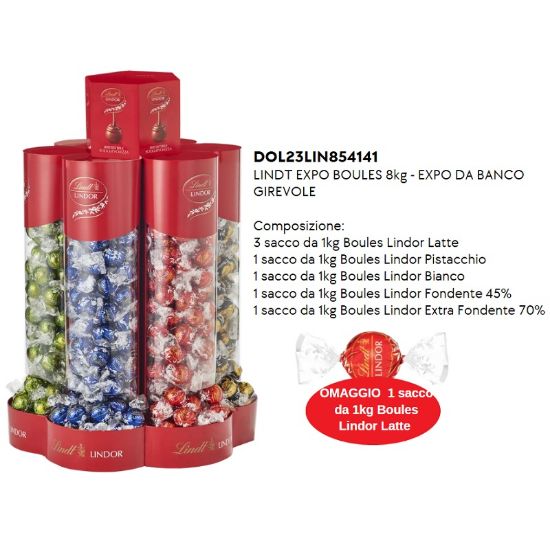 Immagine di LINDT EXPO BOULES 8kg - EXPO DA BANCO GIREVOLE - PR2025