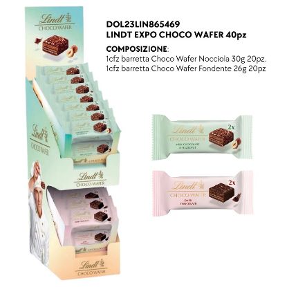 Picture of LINDT EXPO CHOCO WAFER 40pz - EXPO DA BANCO