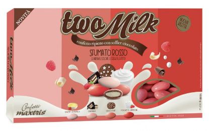 Immagine di CONFETTI MAXTRIS 1kg TWO MILK SFUMATO ROSSO