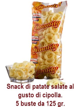 Immagine di PATATINE CIPOLLA SNACK 125gr 5pz ARSAL - aperitivo