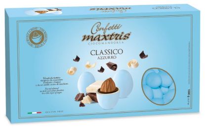 Immagine di CONFETTI MAXTRIS 1kg CELESTE CLASSICO