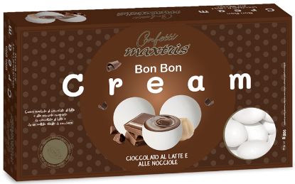 Picture of Z CONFETTI MAXTRIS 900GR BON BON CREAM CIOCCOLATO E NOCCIOLE