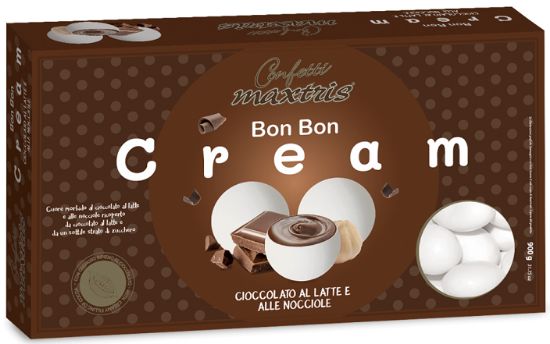 Picture of Z CONFETTI MAXTRIS 900GR BON BON CREAM CIOCCOLATO E NOCCIOLE