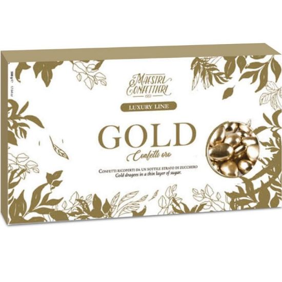 Immagine di Z CONFETTI MAXTRIS 500GR ORO ROYAL LUXURY MANDORLA