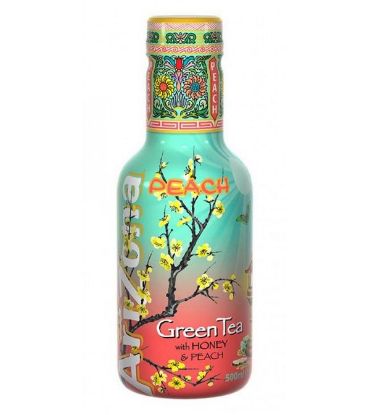 Picture of BEVANDA ARIZONA GREEN TEA CON MIELE E SUCCO PESCA 6pz - 500ml PET