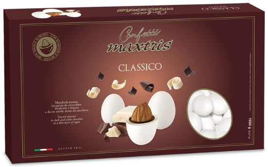 Immagine di CONFETTI MAXTRIS 1kg BIANCO CLASSICO