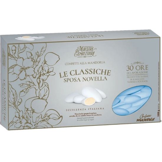 Picture of Z CONFETTI MAXTRIS 1kg SPOSA NOVELLA AZZURRI