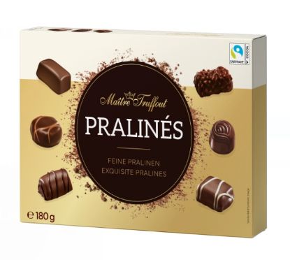 Picture of CIOCCOLATINI SCATOLA REGALO 180gr PRALINE MISTE EXQUISITE