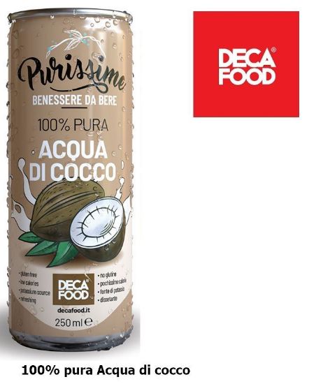 Immagine di BEVANDA PURISSIME 12pz 250ml ACQUA DI COCCO LATTINA - èALOE scad. 25/08/2024
