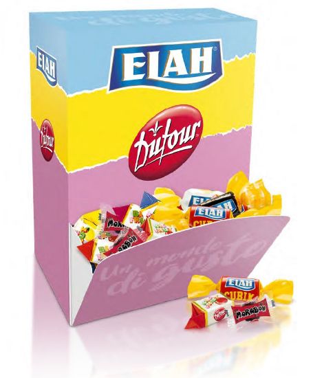 Immagine di ESPOSITORE CARAMELLE BOCCA DI LUPO ELAH DUFOUR