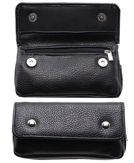Picture of PIPA PORTA PIPA 1pz SIMILPELLE NERO - ATOMIC